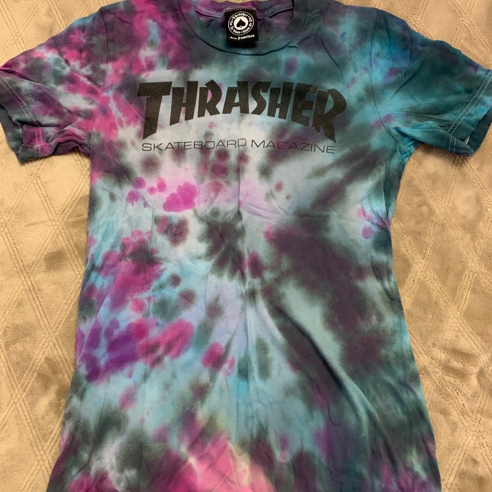 Tie dye thrasher shirt